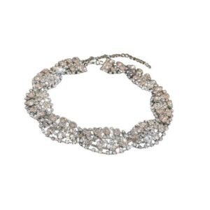 A2512 Collar para perros súper lujoso, completamente cubierto de strass